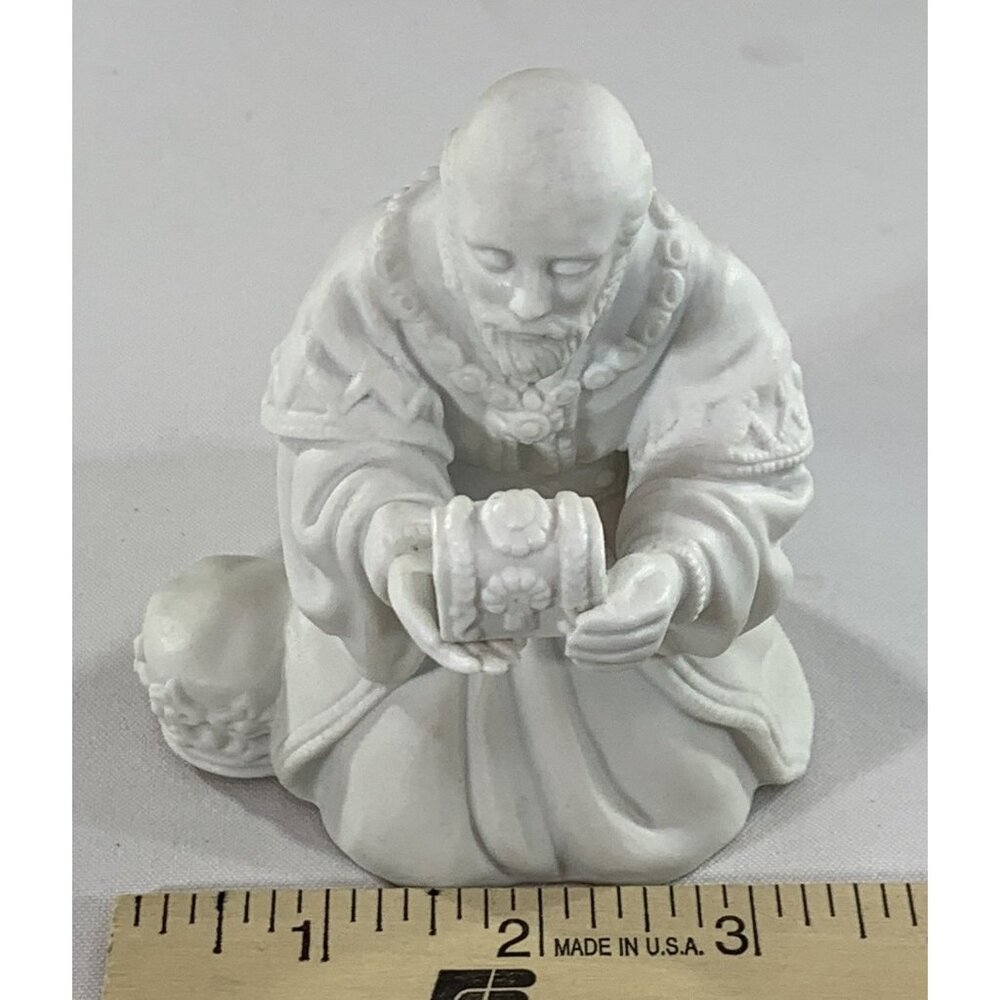 Avon Nativity Collectibles The Magi Melchior Figurine Vintage Porcelain 1982 - Picture 11 of 12